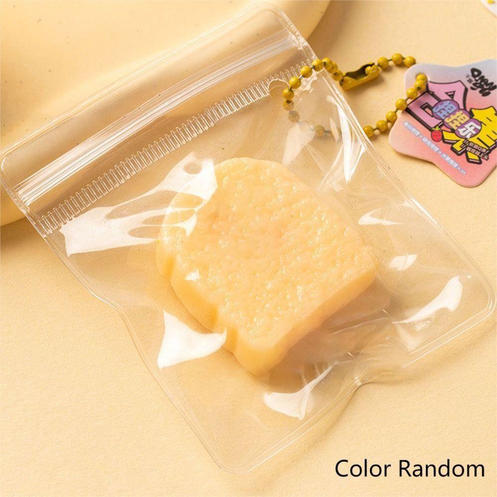 Медленно восстанавливающийся подвесной кулон-щипок, симуляция хлеба, игрушка для снятия стресса, новый щипковый пакет, подарок