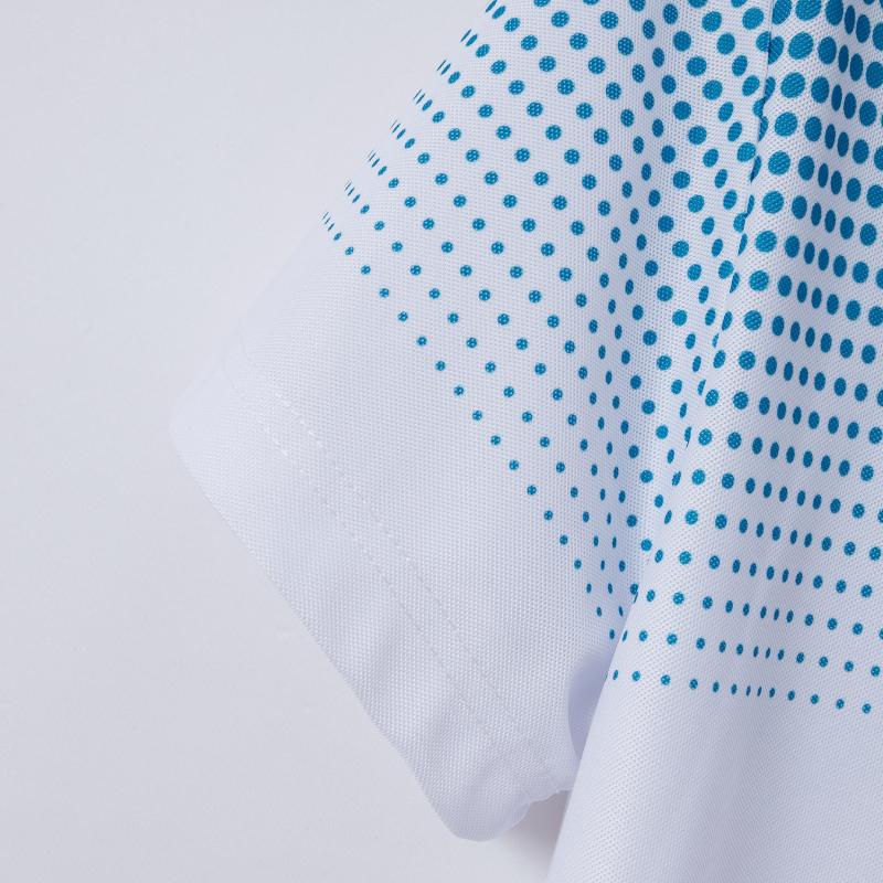 Модная мужская новая рубашка поло с пуговицами и градиентом, мужская спортивная рубашка поло с коротким рукавом