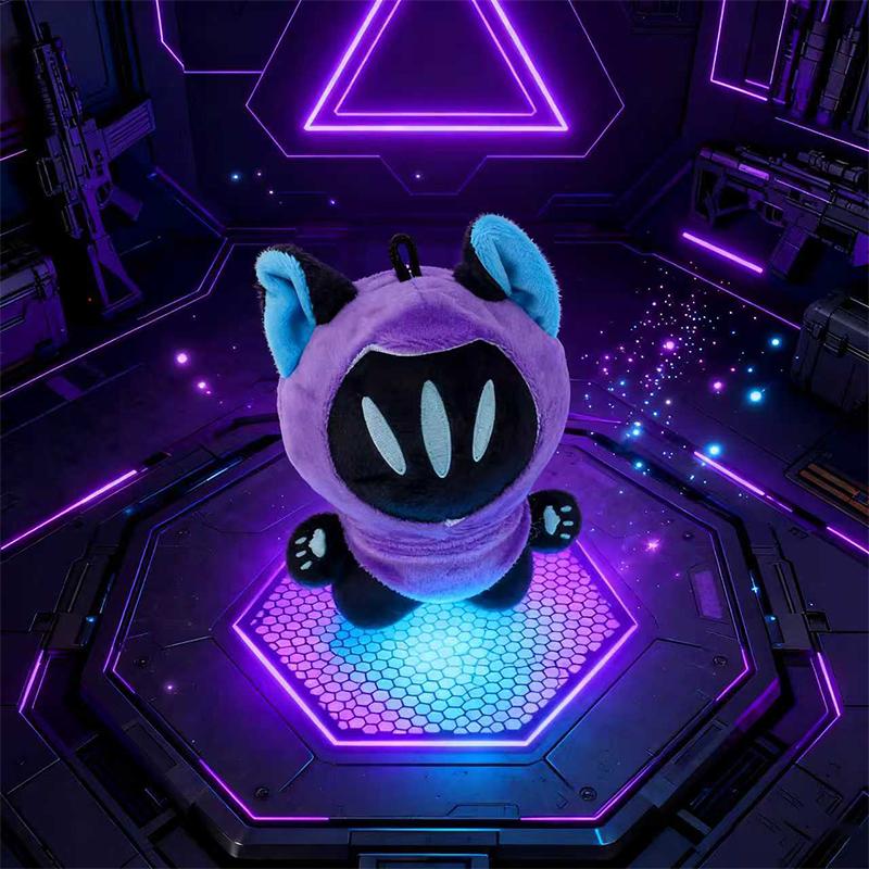 10СМ НОВАЯ Игра VALORANT Кловер Очаровательная Плюшевая Печатная Морская Звезда Тело Животное Кошка Кукла Косплей Карманный Размер Подвеска Периферия Детские Подарки