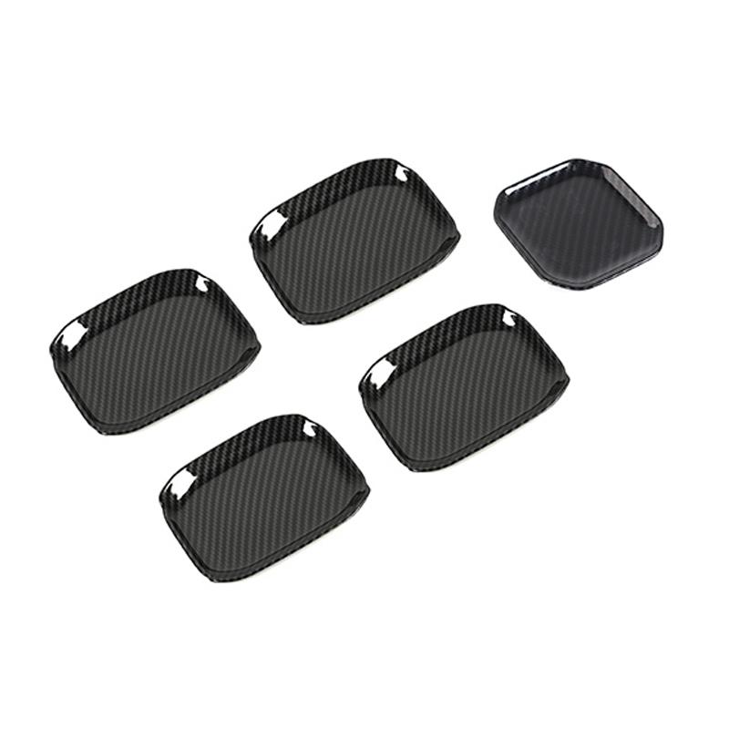 SHINEKA Car Door Bowl Decoration Cover Stickers for Jeep Wrangler JL 2018 2019 2020 2021 2022 2023 2024 Up Exterior Accessories