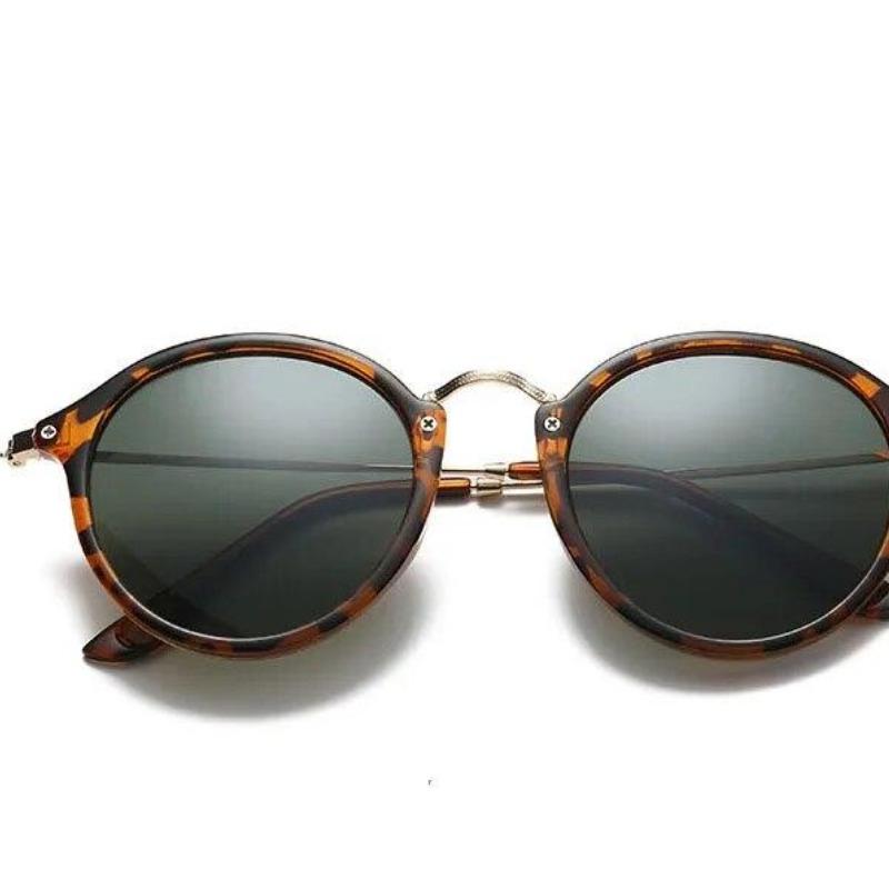Новые круглые солнцезащитные очки, женские ретро-тренды, прозрачные индивидуальные женские брендовые дизайнерские солнцезащитные очки UV400