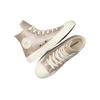 Converse Canvas High top Skateboard Shoes Women's Silver White A07950C