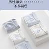 Cotton women's underwear cartoon cute fabric label comfortable, breathable, skin friendly fit mid waist girl triangle underwear