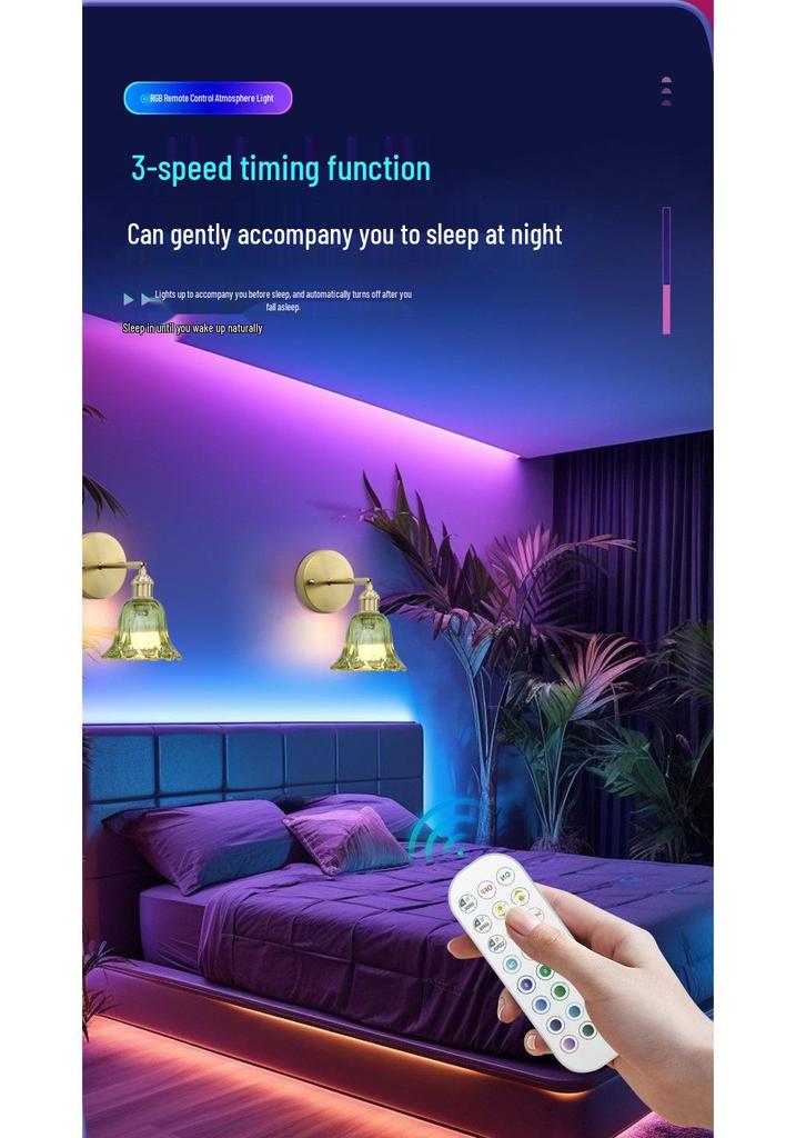 Беспроводная RGB LED лампочка с магнитом и зарядкой Type-C для дома, кемпинга и использования на открытом воздухе