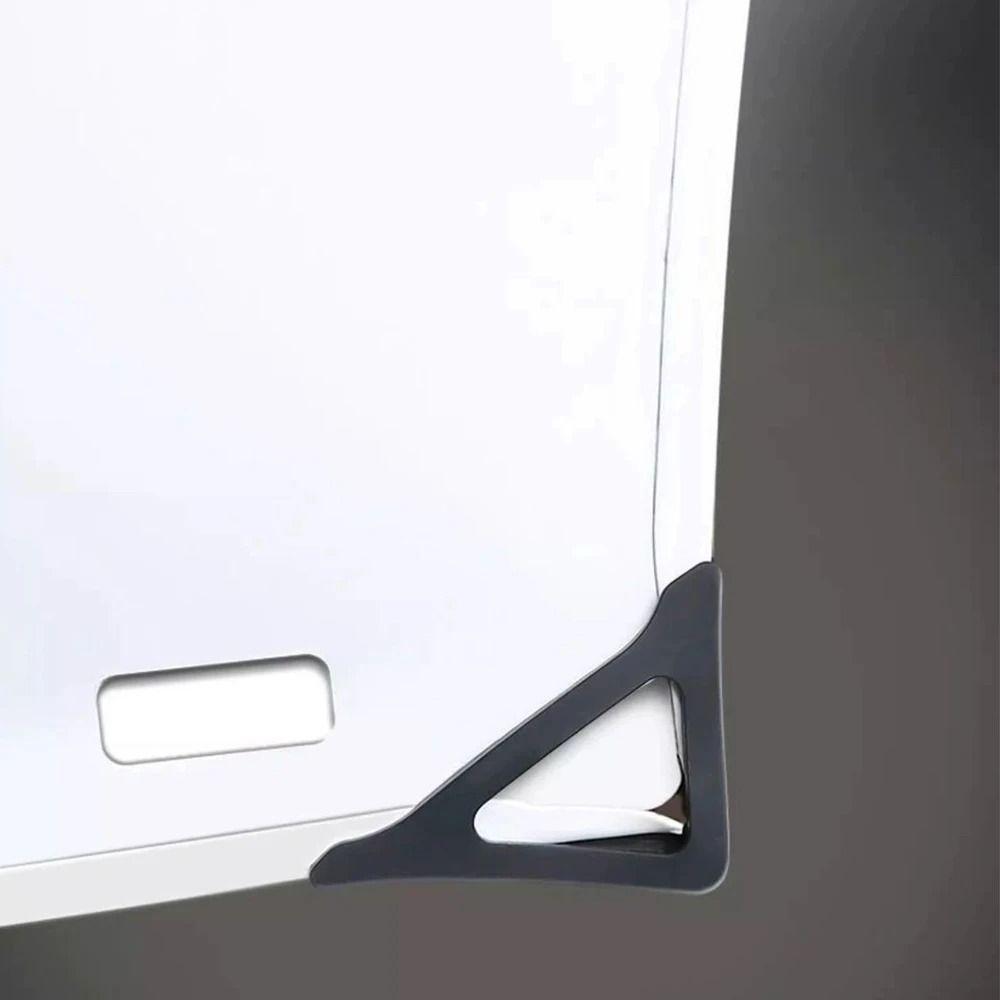 4PCS Black Car Door Corner Covers Anti-Scratch Car Exterior Parts New Auto Car Door Bumper