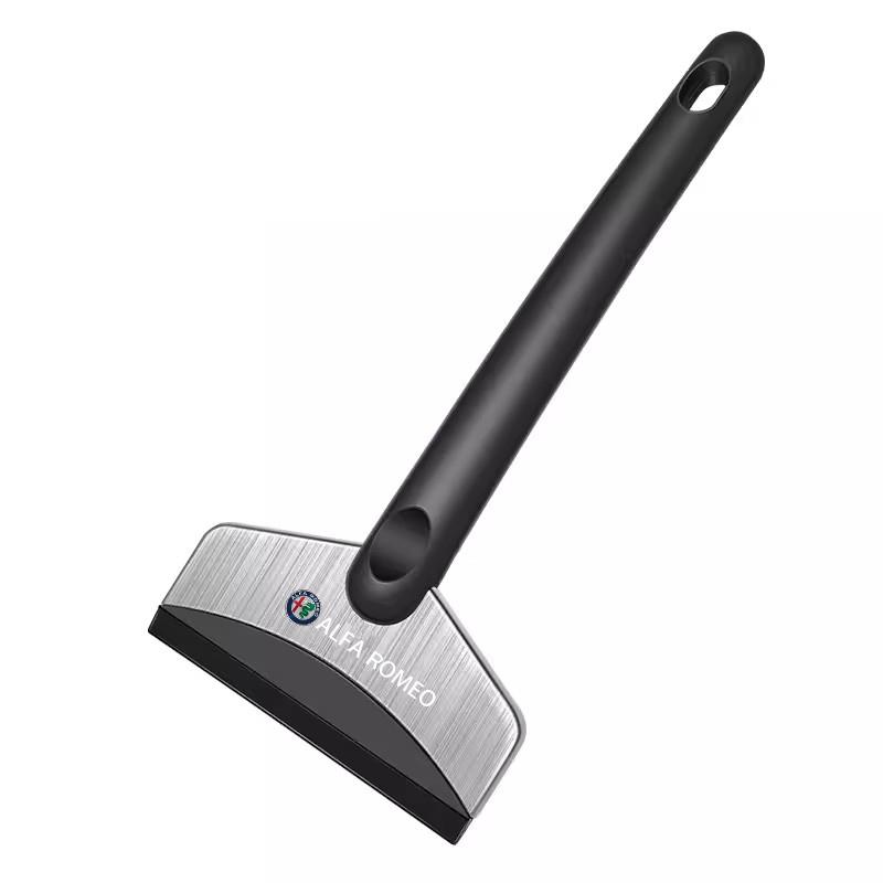 UHNPV1 TFLGX1 Car Snow Shovel Defrosting Ice Scraper Tool Snow Removal For Alfa Romeo Giulia Stelvio Giulietta 156 159 147 Mito Tonale Brera D