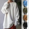 Winter New Women's Pullover Round Neck Loose Sweat