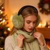 Наушники из искусственного меха норки, оверсайз, мягкие, толстые, пушистые, теплые, зимние, для активного отдыха на открытом воздухе, согревают уши, осенние