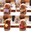 Cute Capybara Plush Toy Pendant With Pp Cotton Filling For Bag Decor And Gifts