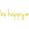 Светоотражающие буквы Be Happy, наклейки на окна автомобиля, наклейки, украшения