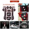 Smabee for NISSAN juke 2013 2014 2015 2016 Anti-Slip Gate Slot Mat Interior Accessories Rubber Coaster Car sticker