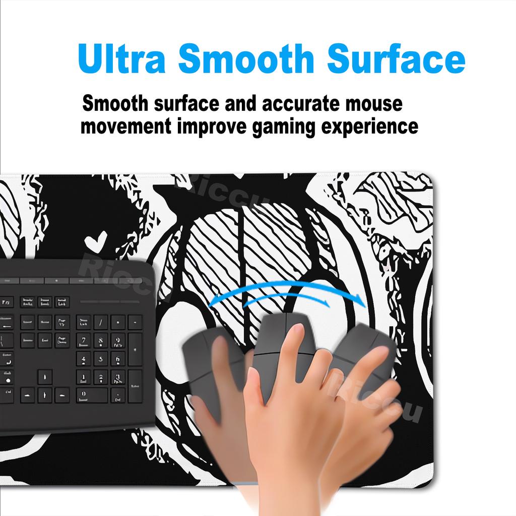 Mouse Pad Large Rubber Computer Gaming Accessories Pokemon Chandelure Mousepad Desk Accessories Game Mat Cabinet Mausemat Carpet