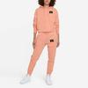 (WMNS) Худи свитшот Air Jordan Flight Athleisure Повседневная спортивная толстовка с капюшоном Флис Желто-розовый Женская DB9067-895