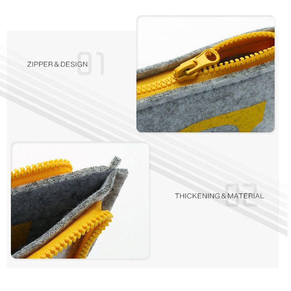 New Solid Storage Zipper Pouch Eye Glasses Bag Sunglasses Case Felt Box