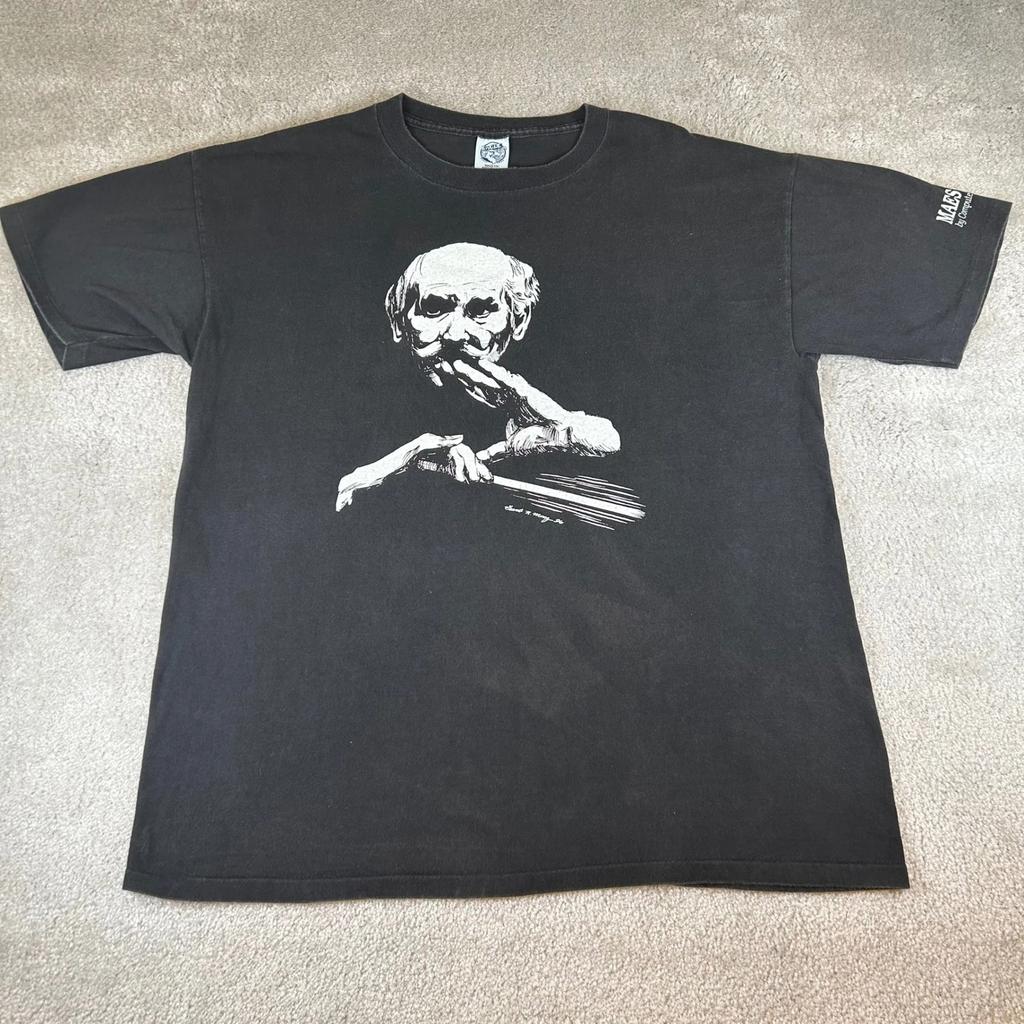 Vintage 1996 Maestro Computer Concepts T-shirt Men's XL Black Grant N Mong USA