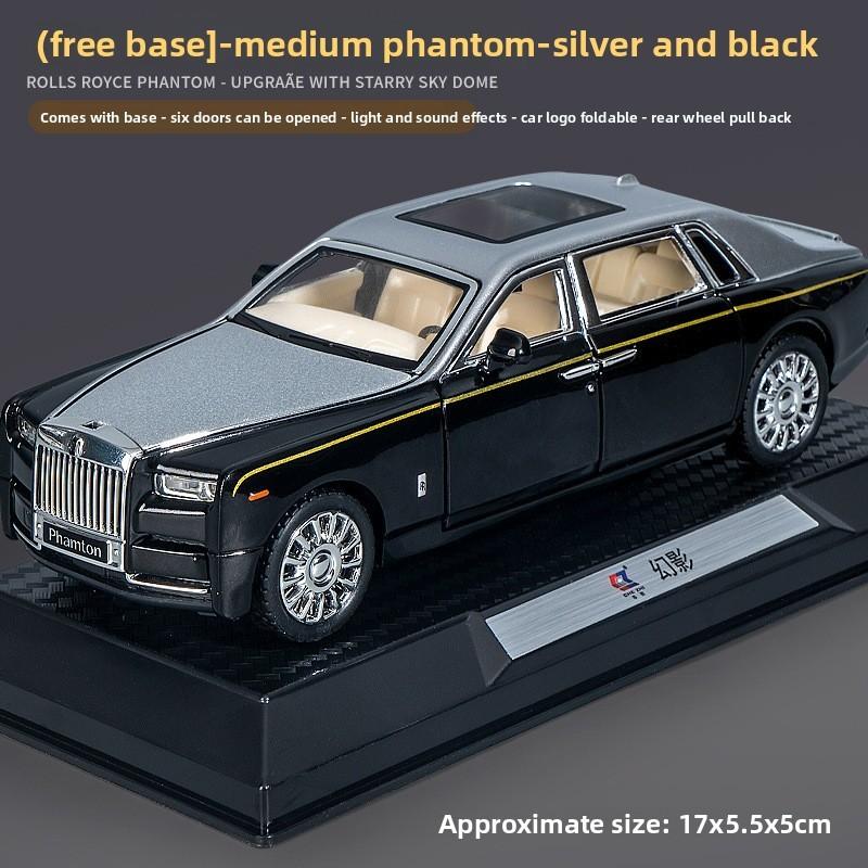 Rolls Royce Phantom Alloy Car Model With Inertia Sound Light For Kids Gift