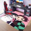 1pc Demon Slayer Entrance Mat, Non-Slip Mat Area Rug,Room Decor, Outdoor Decor, Kitchen Rug,Doormat - Machine Washable, Easy to Clean