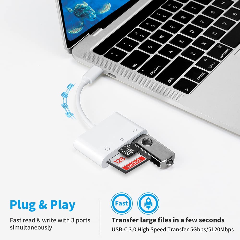 Адаптер Type-C TF CF Устройство чтения карт памяти SD OTG Writer Compact Flash USB-C для iPad Pro Huawei для Macbook Устройство чтения карт памяти USB Type C