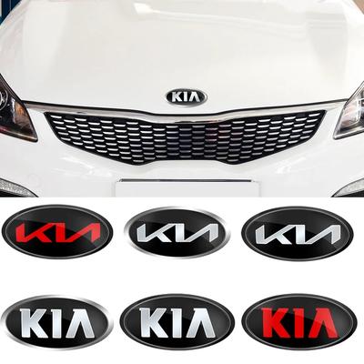 ABS Значок Логотип Автомобиля Передний Значок На Капот Задний Декоративные Наклейки На Багажник Для Sportage Rio K2 Ceed Carnival Picanto Soul EV6 Niro