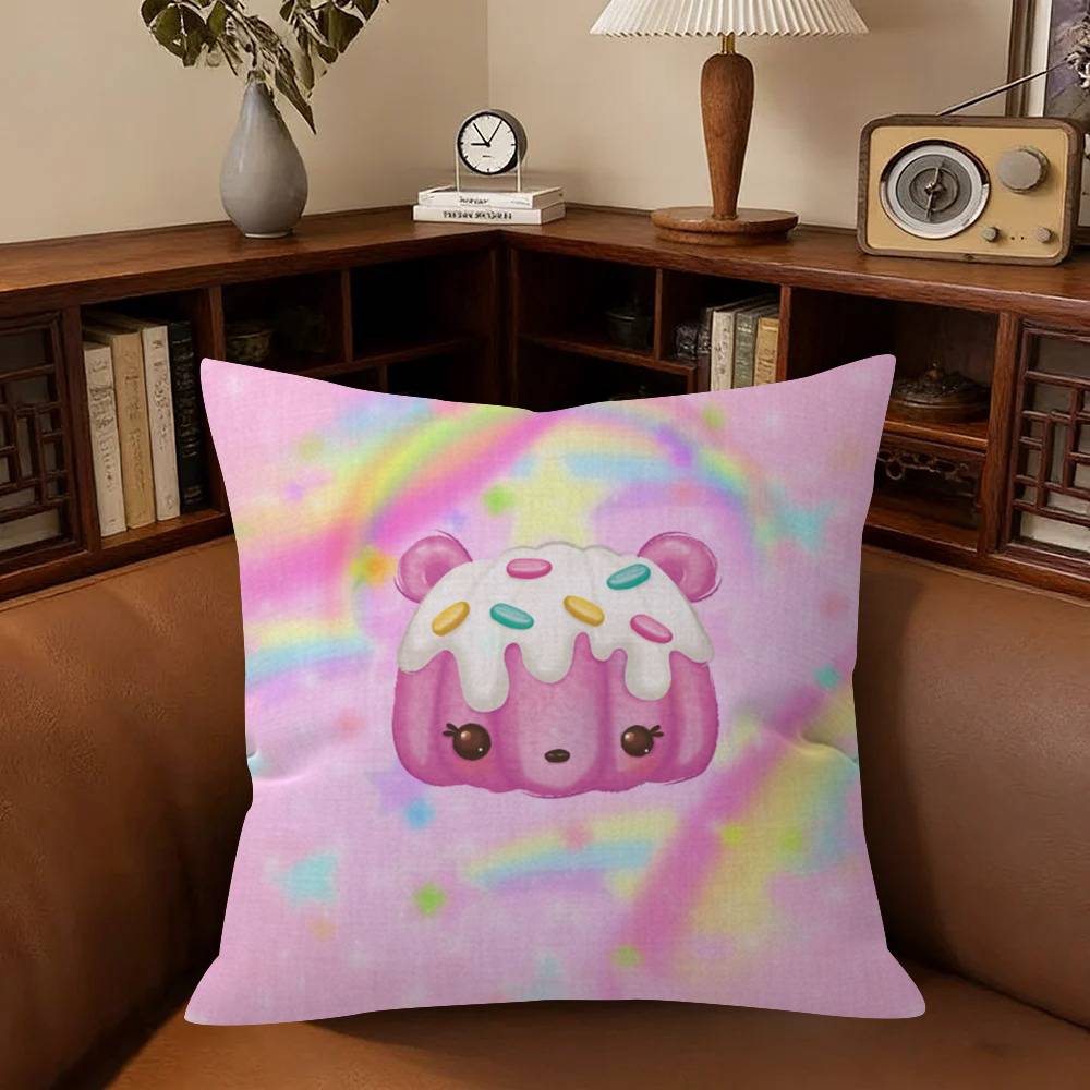 Cute Num Noms Cartoon Cushion Cover Decorative Pillow Sofa Home Decor Case Pillow Cases