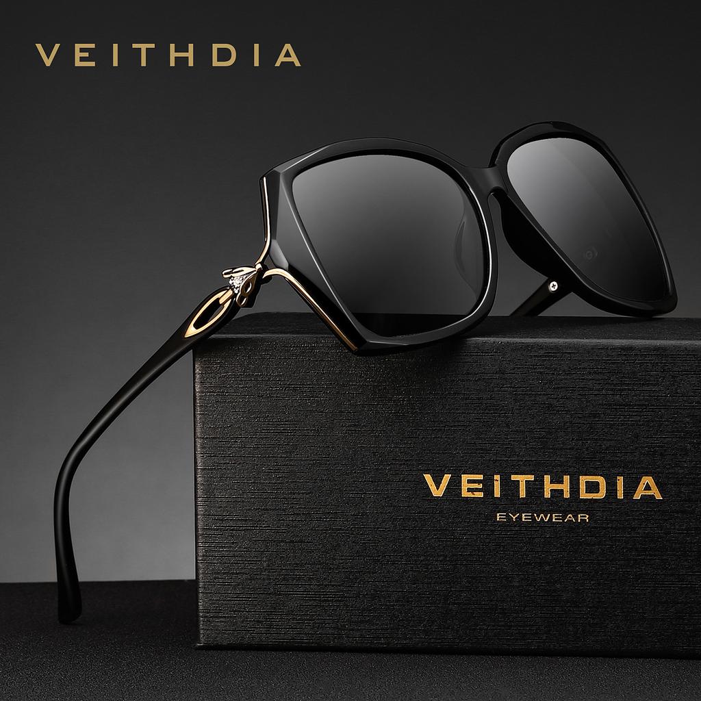 Women's diamond-studded fox polarized sunglasses driver's sunglasses 3039