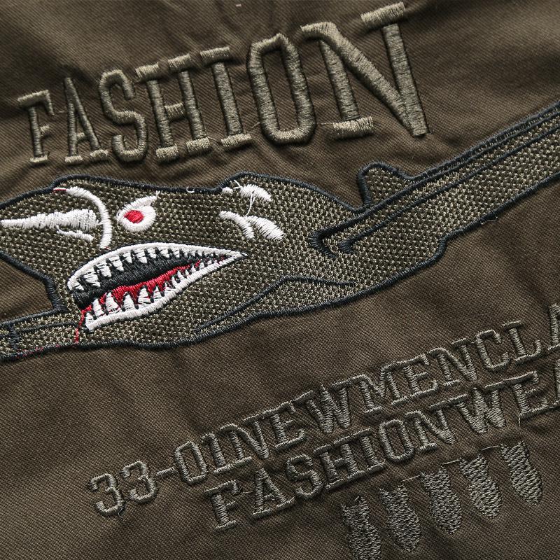 Spring and Autumn Large Size Loose Military Jacket Casual Youth Tooling Cotton Thin Jacket Baseball Jacket Men