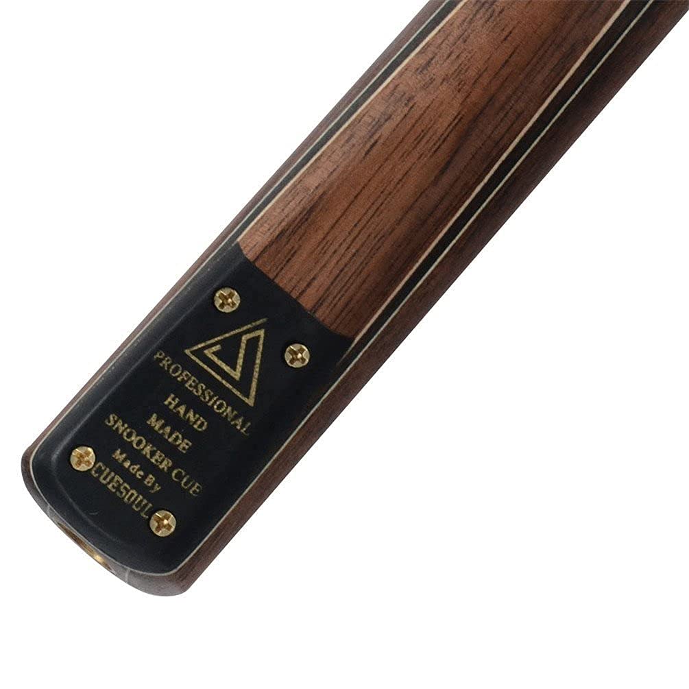 Cuesoul Handmade Piece Snooker Cue Set with Cue Case and Cue Extension 57", Rosewood, 3/4 (CSSC008)
