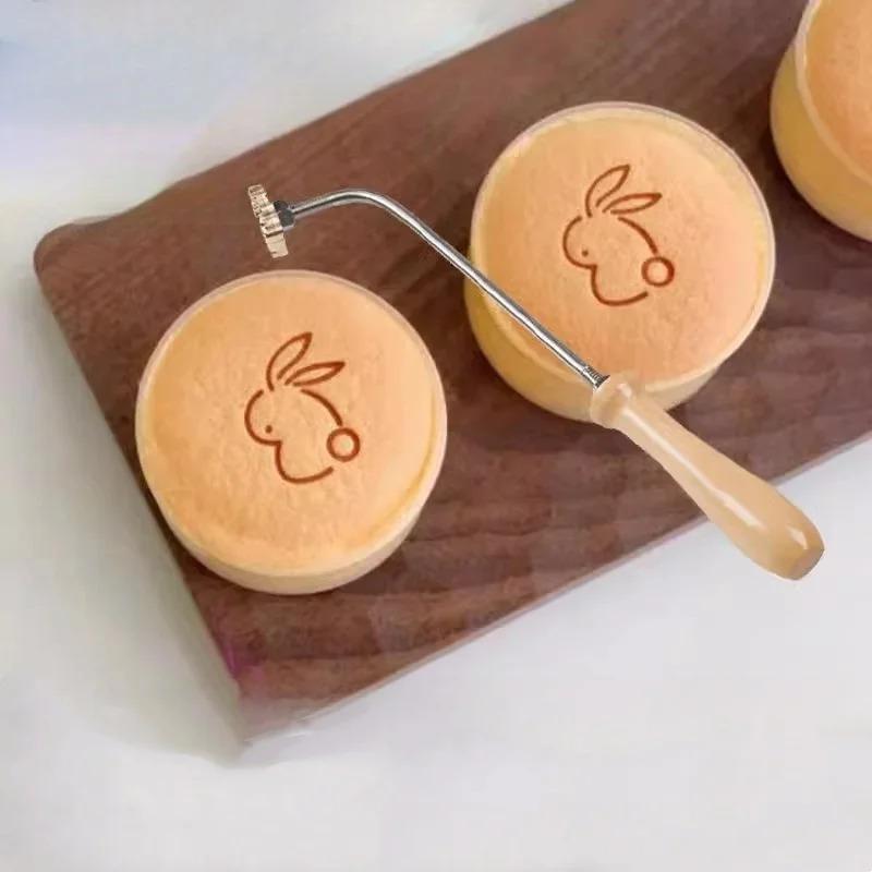 Стальная форма для логотипа для торта, мультяшный бренд, горящий утюг, тиснение, нагревательный утюг для выпечки хлеба, самодельный штамп, логотип, инструмент для горячего тиснения торта