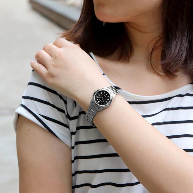 Casio Женские Стандартные Часы 32мм Черные LTP-1215A-1A2 LTP-1215A-1A2