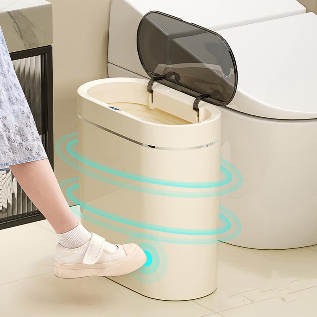 Automatic Trash Can Smart Sensor Large Capacity Waterproof Narrow Garbage Bin Home Wastebasket for Living Room