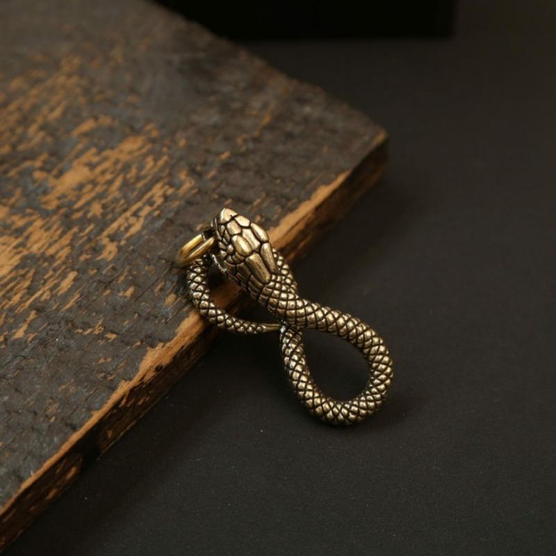 1 шт. Антикварная бронзовая статуя змеи, миниатюрные фигурки, медные животные, украшения для стола, украшения, латунные изделия