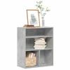 VidaXL Bookcase Concrete Grey 60x30x71.5 Cm Engineered Wood, Storage Cabinet, Storage Shelf, Unit of 860313