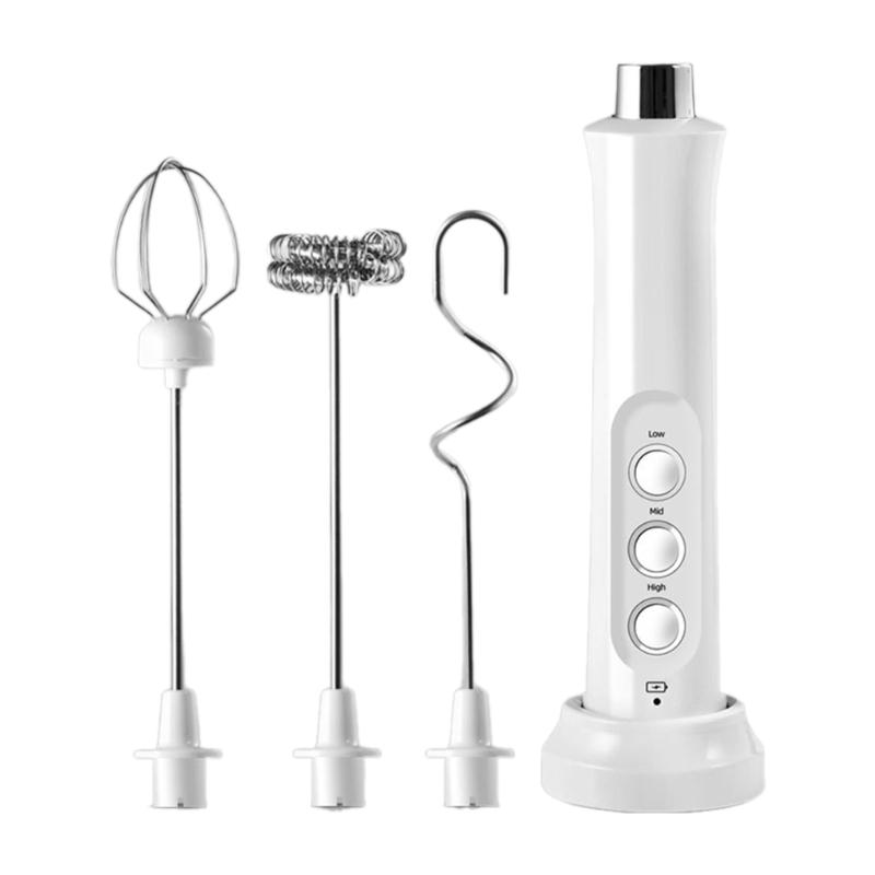 Кухонный мощный вспениватель молока, ручной миксер для напитков, электрический венчик для пены