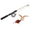 Cat Fishing Cat Extendable Fishing Manual Reel Measures Against Lack of Stress Pet Indoor Game Redfish Fishing Pole Toy, Pole, Teaser, Pole, Design,