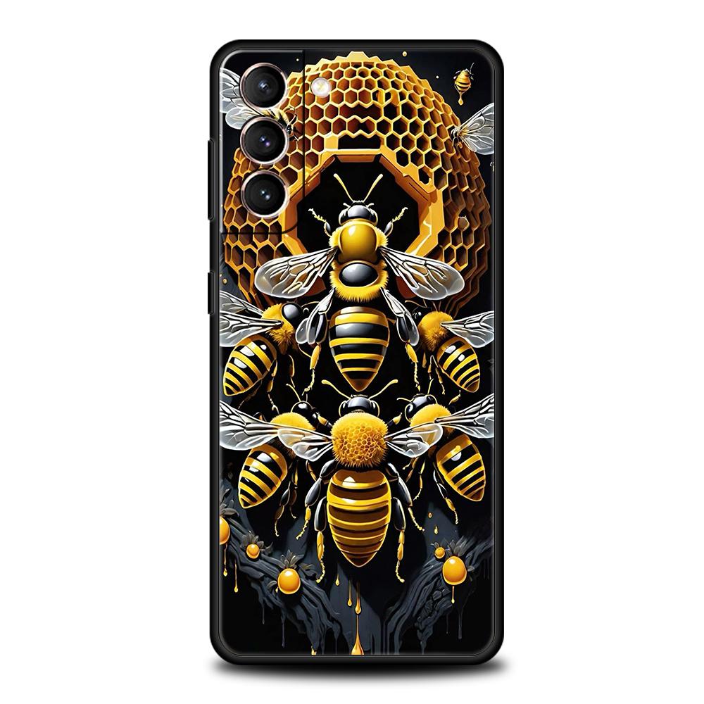 Bugs bees scientific decomposition Phone Case for Samsung Galaxy S24 S23 S22 S20 S21 FE Ultra S10 S10E S9 S8 Plus Soft TPU Shell