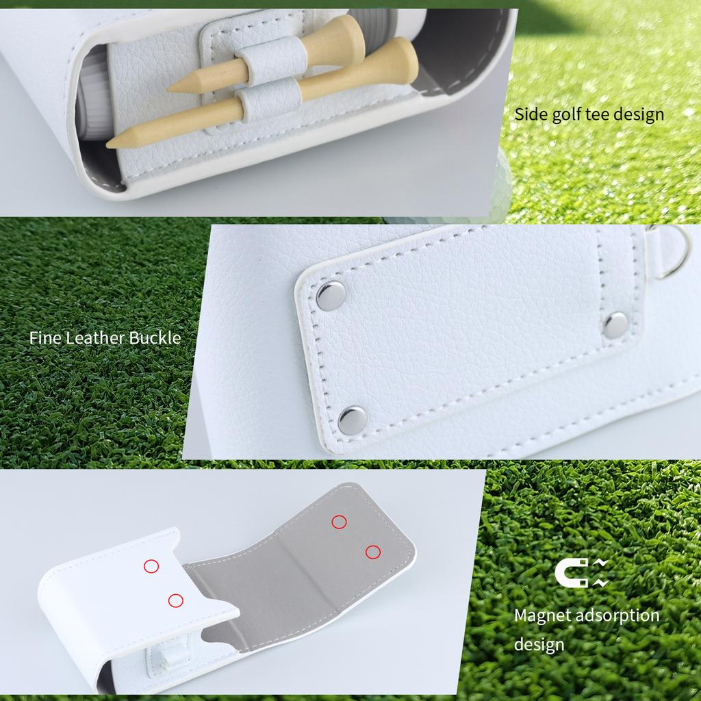 Чехол для дальномера для гольфа, сумка для переноски дальномера из искусственной кожи с карабином