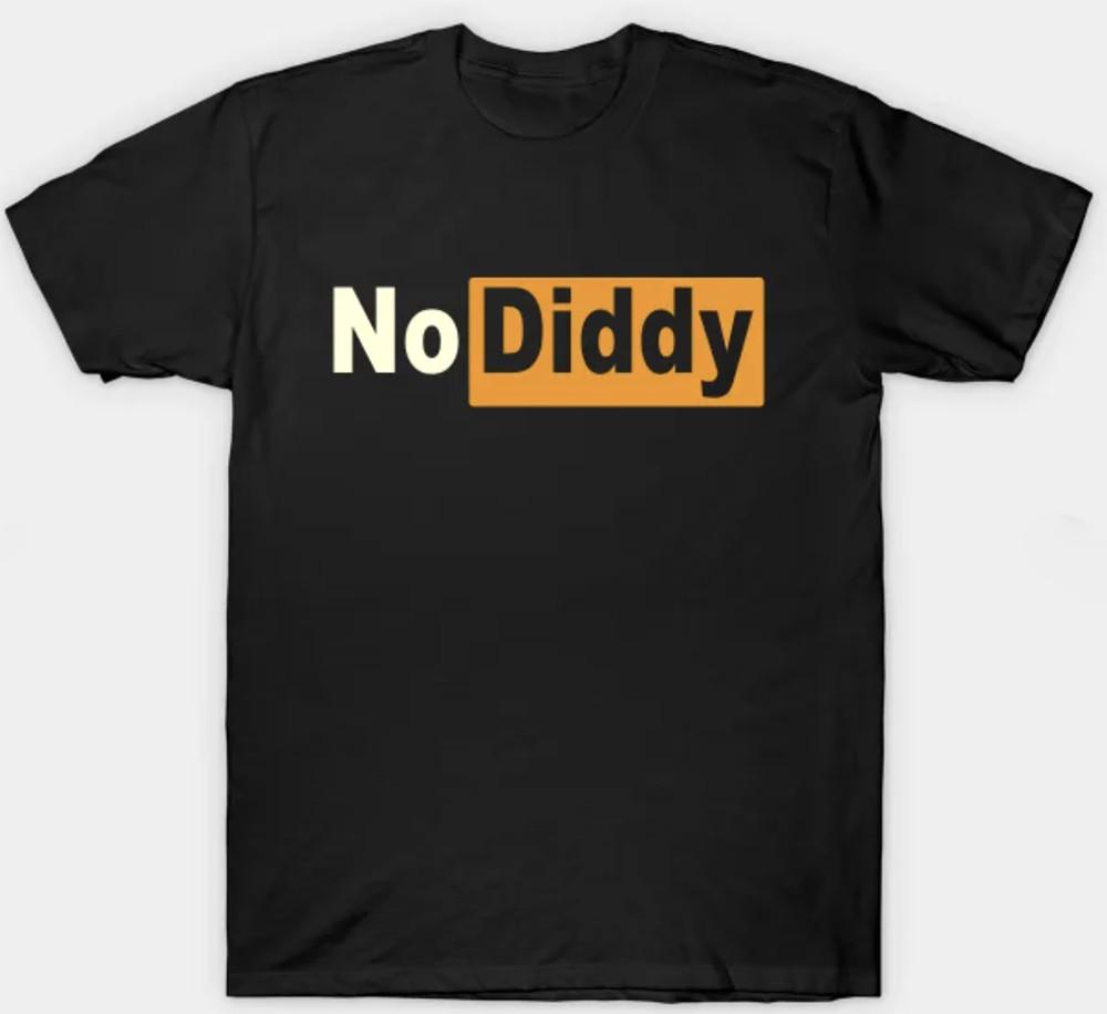 P Diddy Puff Daddy Шон Комбс Взрослый Маленький-3XL Черный Фан-арт Смешная Унисекс Футболка