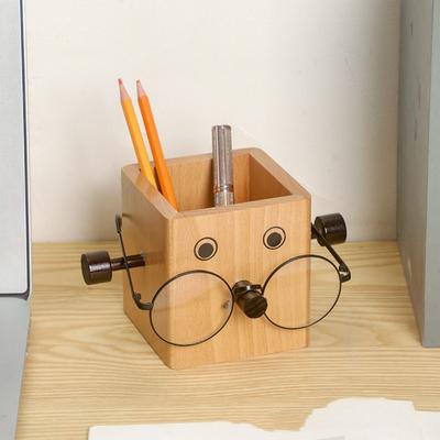 Коробка для хранения Простота Офисный органайзер Большая вместимость Подставка для ручек-роботов Школьные принадлежности