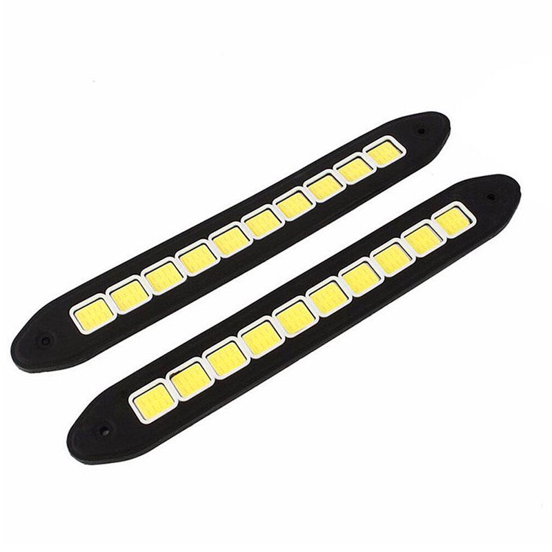 1X 10Led 12V Дневная полосовая лампа Противотуманная фара для вождения автомобиля Водонепроницаемая