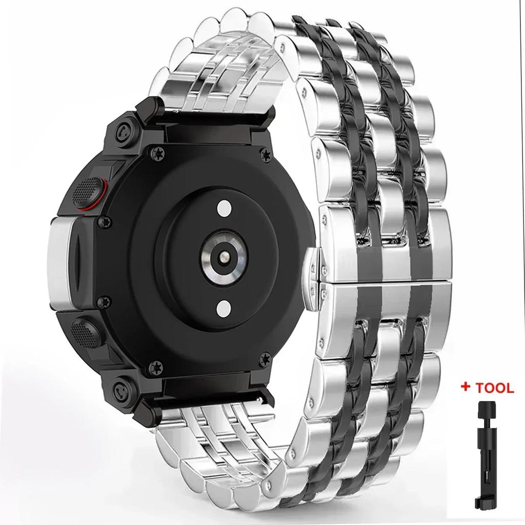 Для Amazfit T REX 3 Ремешок из нержавеющей стали Для Amazfit T Rex Pro/T-Rex Металлический браслет Ремешок для Amazfit T-Rex 2 amazfit tex Ремешки