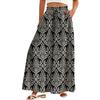 Women's Palazzo Pants Boho Floral Wide Leg Trousers Summer Beach High Waisted Flowy Pants With Pockets