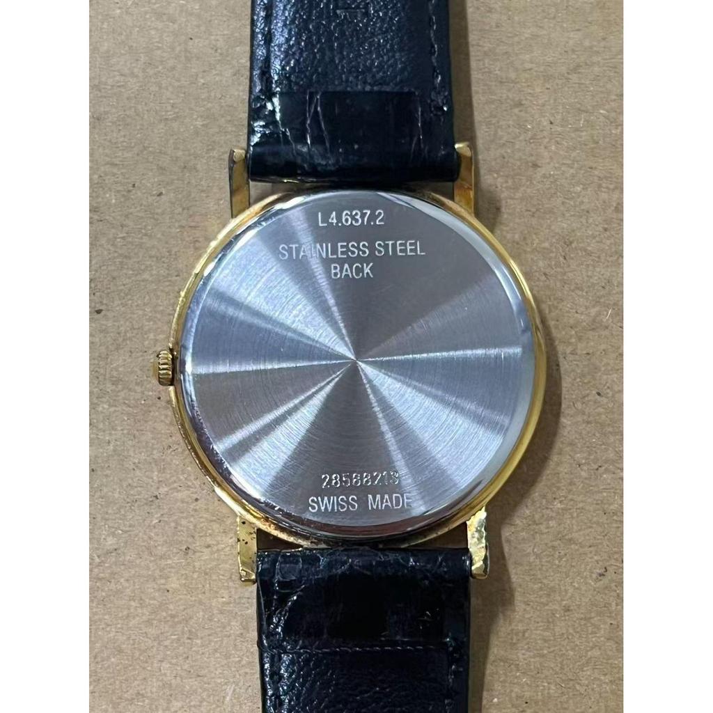 Б/У Б/У хорошее состояние оригинальные LONGINES Longines Grand Classic золотые кварцевые мужские часы