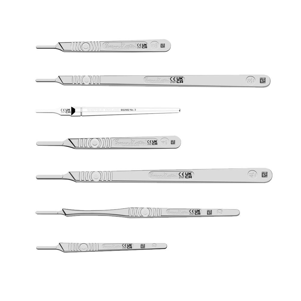 Swann-Morton Surgical Handle 4L Blade Holder 1pc Stainless Steel
