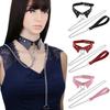 Adult Neck Collar Bondage Chain Slave Leash Steel Chain Dog Chain Neck Collars Sex Toys For Woman Man Couples Flirting Toys