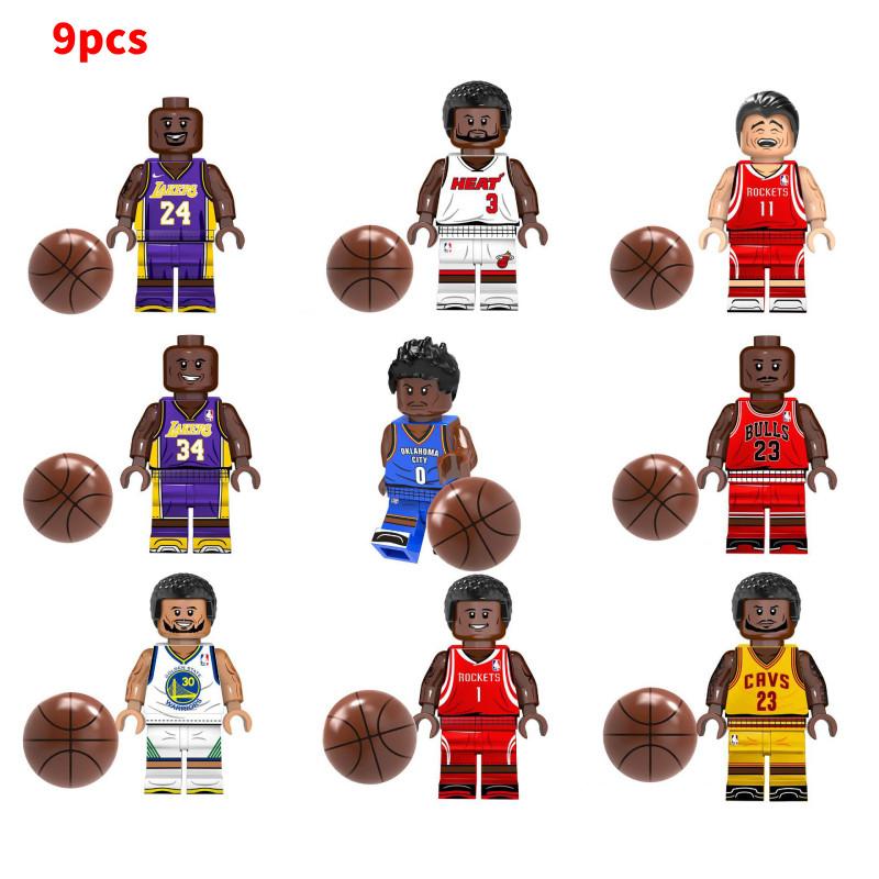 Набор мини-фигурок Городской профессиональный инженер и пожарный, строительные блоки для детей