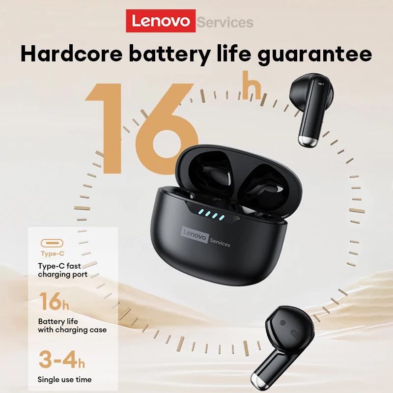 Оригинальные Bluetooth 6.0 наушники Lenovo LE259 Беспроводные наушники HIFI Игровые с шумоподавлением Наушники для тренировок Воспроизведение музыки Стерео Спортивные наушники