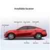 AABIE1 4pcs Auto Anti Collision Strips Rubber Car Door Protector Stickers Bumper Anti-collision Strips For Mercedes Benz B/C/E/S
