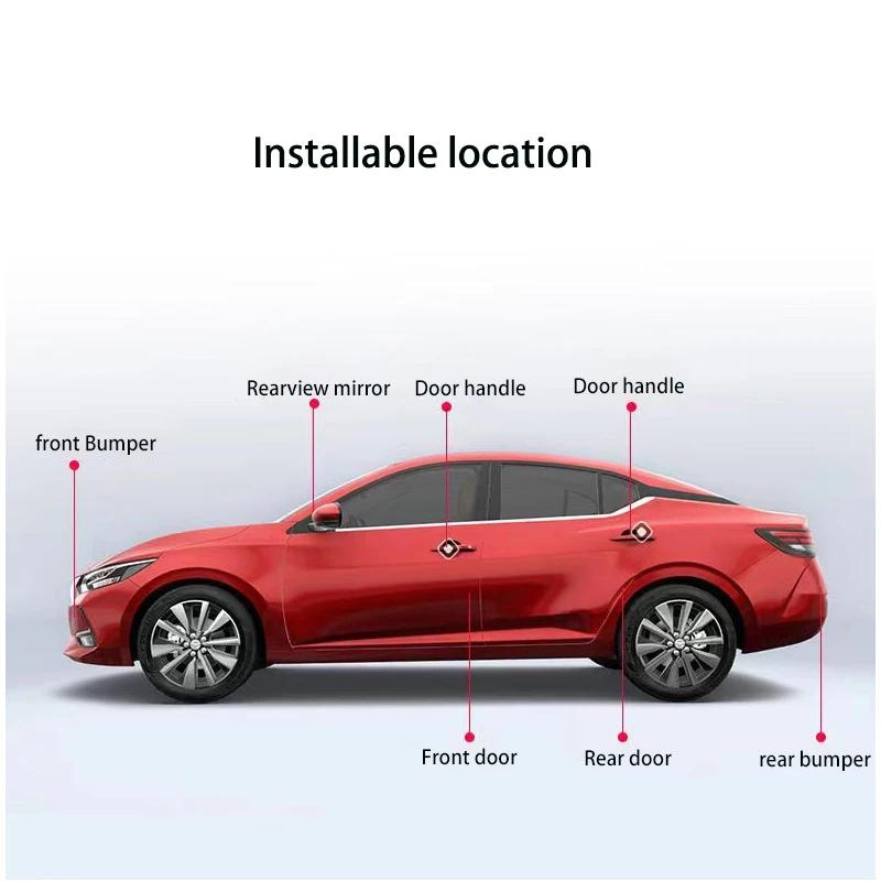 AABIE1 4pcs Auto Anti Collision Strips Rubber Car Door Protector Stickers Bumper Anti-collision Strips For Mercedes Benz B/C/E/S