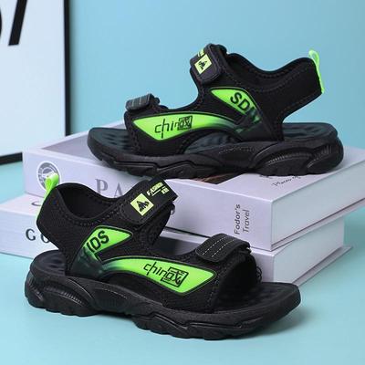 Босоножки для мальчиков Детские сандалии Пляжная обувь для мальчиков Нескользящие Сандалии на мягкой подошве для детей среднего и старшего возраста