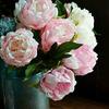 European Artificial Flower White Lavender Peony